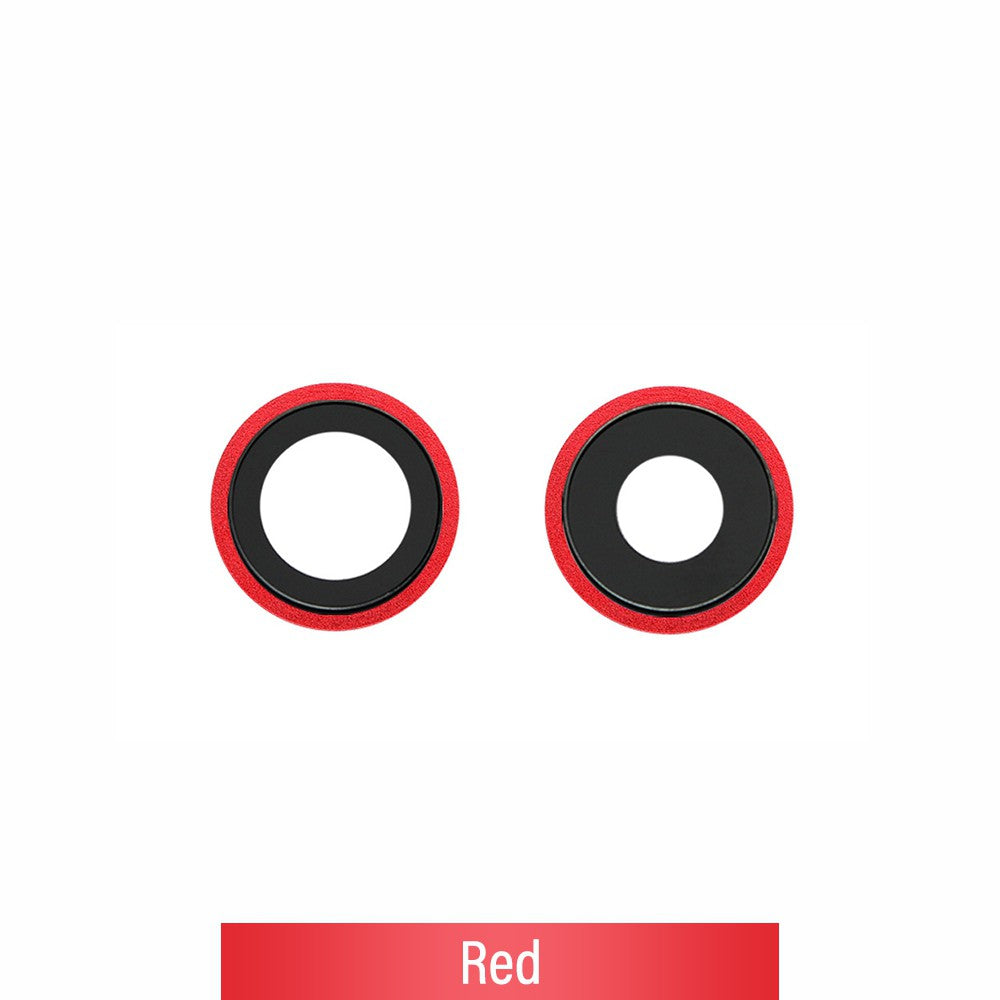 Rear Camera Lens With Bracket for iPhone 12 / 12 Mini-Red Rear Camera Lens With Bracket for iPhone 12 / 12 Mini-Red